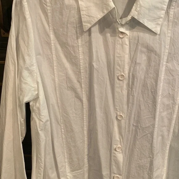 LUUKAA long White Shirt - Picture 2 of 6